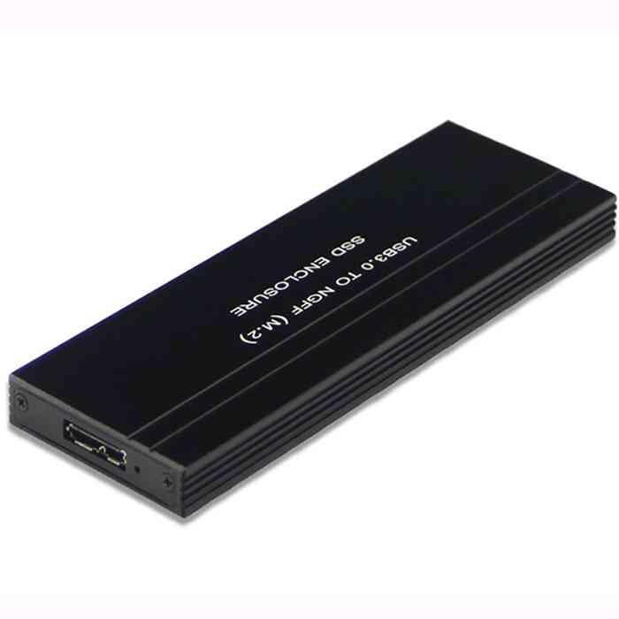 M.2 SATA SSD to USB 3.0 External SSD Reader Converter Adapter Enclosure with UASP, Support NGFF B/Key B+M